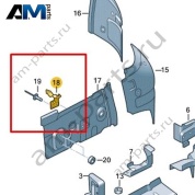 Кронштейн тормозного шланга Volkswagen id-Buzz 2023-2024 1N3611846