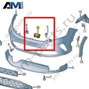 Направляющая Volkswagen Taigo 2022-2024 2G7805705