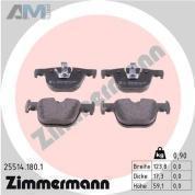 Задние тормозные колодки (25514.180.1) ZIMMERMANN для BMW 4 Серии 2013-2021 440i/iX