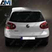 Стекло крышки багажника зеленое/черное Гольф 5 1K6845051P