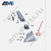 Фонарь задний левый (на крыле) A2239062300 Mercedes S-class W223