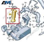 Соединительная трубка VAG 057131525AL