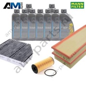 Комплект фильтров MANN с маслом 5W40 229.5 для ТО-1 Mercedes AMG GLC 63S