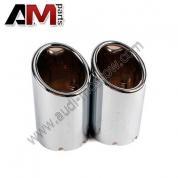 Комплект оригинальных накладок выхлопные трубы Audi A4 (B9) 8W0071762