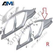 Заднее правое крыло (Седан) 41007437520 BMW 5 серии G30