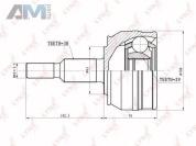 ШРУС наружный LYNX для Transporter CO-8006