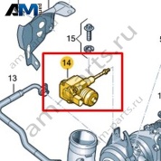 Исполнительный электродвигатель VAG 06L145612M