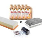 Комплект фильтров для ТО-2_4 Audi A4 (B8) рестайлинг 2.0TFSI с маслом Shell 0W30