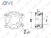 Подшипник ступицы задний LYNX для Mercedes C-klasse 2000-2008 II (W203) WB-1474