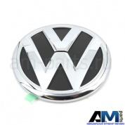 Эмблема VW задняя на Touareg 7P рестайлинг (черный-хром) 7P6853630DFOD