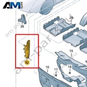 Шумоизоляция крыла VAG 1T0864236B