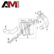 Корпус воздушного фильтра левый Ауди Q7 4.2 TFSI 7L6128607AC