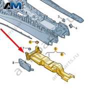 Накладка Audi A6 (C8) 2019-2024 4K0863051