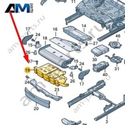 Траверса для регулировки глубины сиденья Audi A6 (C8) 2019-2024 4K0882775