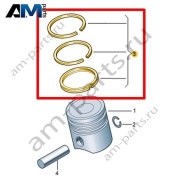 Комплект поршневых колец VAG 0XW198151