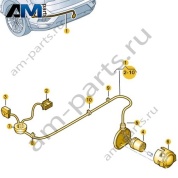 Жгут проводов для розетки ТСУ Volkswagen T-Roc 2018-2024 2GA971124