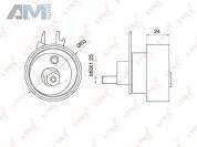 Ролик натяжной ГРМ LYNX для Golf VI 2008-2012 1.4TDI (80 л.с.) PB-1054