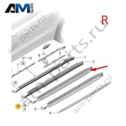 Подножка правого порога Porsche Macan (2014-2018) 95B854750A1E0