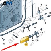 Накладка Audi A6 (C8) 2019-2024 4K0839267