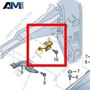 Деформирующийся элемент Volkswagen T-Roc Cross 2019-2024 2GM809471