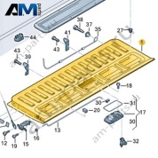 Откидной борт Volkswagen AMAROK 2013-2016 2H5829104B