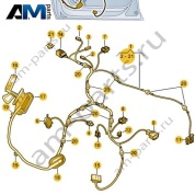 Жгут проводов двери Volkswagen Taigo 2022-2024 2G7970401