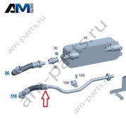 Маслопровод АКП справа для Mercedes W465 AMG G63 (M177) A4652700400
