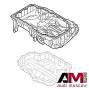 Верхняя часть масляного поддона для автомобилей концерна VAG 04E103601AC