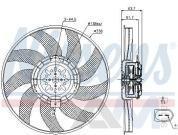 Вентилятор системы охлаждения 200W NISSENS (85727) для Audi A4 (B7) 2005-2009 3.2 (256 л.с.)