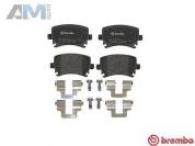 Колодки тормозные задние P85073 (BREMBO) для автомобилей VAG