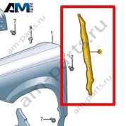 Замыкающая панель Volkswagen Taos 2021-2023 2GL821111