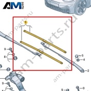 Комплект щеток стеклоочистителя Volkswagen id3 2020-2024 10A998002A