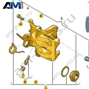Корпус тормозного суппорта Volkswagen AMAROK 2017-2022 2H6615424