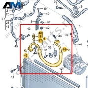 Шланг хладагента VAG 1K0816721E