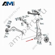 Кулак поворотный передний правый A2223322201 Mercedes S-class W222