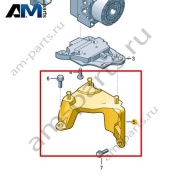 Кронштейн модуля ABS VAG 1EC614335D