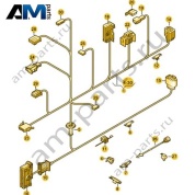 Жгут проводов двери Volkswagen Scirocco 2015-2018 1K8971120BQ