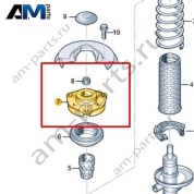 Опора амортизаторной стойки Volkswagen id-Buzz 2023-2024 1N3412331A