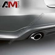 Оригинальный спойлер заднего бампера под концевик трубы слева и справа Audi A4 (B8) рестайлинг 8K0071620D3Q7