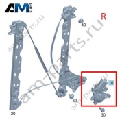 Привод стеклоподъемника пассажира Mercedes G-class W465 A4639062601