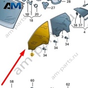 Стекло двери переднее правое Audi Q8 2019-2024 4M8845202B