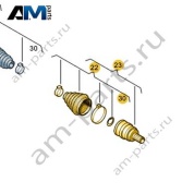 Наружный ШРУС (АКП/DSG) VAG 3QD498099A на Audi 2018-2026