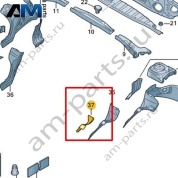 Стяжная лента Volkswagen id3 2020-2024 1EA806669