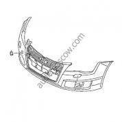 Оригинальная облицовка переднего бампера Audi A7 (4G) до 05.2011 г.в. 4G8807065MGRU