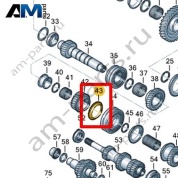 Блокировочное кольцо синхронизатора VAG 0A5311295D