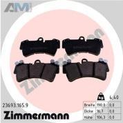 Передние керамические тормозные колодки ZIMMERMANN 23693.165.9 Audi Q7 (4L) 2007-2015