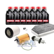 Набор ТО-2/4 для Ауди А8 3.0TFSI (270 л.с.) с маслом Motul 5W30