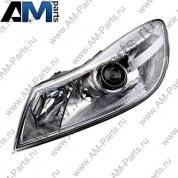 Фара галогеновая правая Октавия А5 Hella 1EL 247 052-261