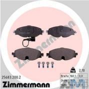Тормозные колодки передние 25683.200.2 (ZIMMERMANN) для Taos (2020-2023)