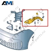 Направляющий профиль Volkswagen id-Buzz 2023-2024 1T3807050C